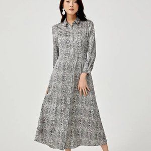 Love Bonito Venetia Printed Maxi Shirt Dress Size 6